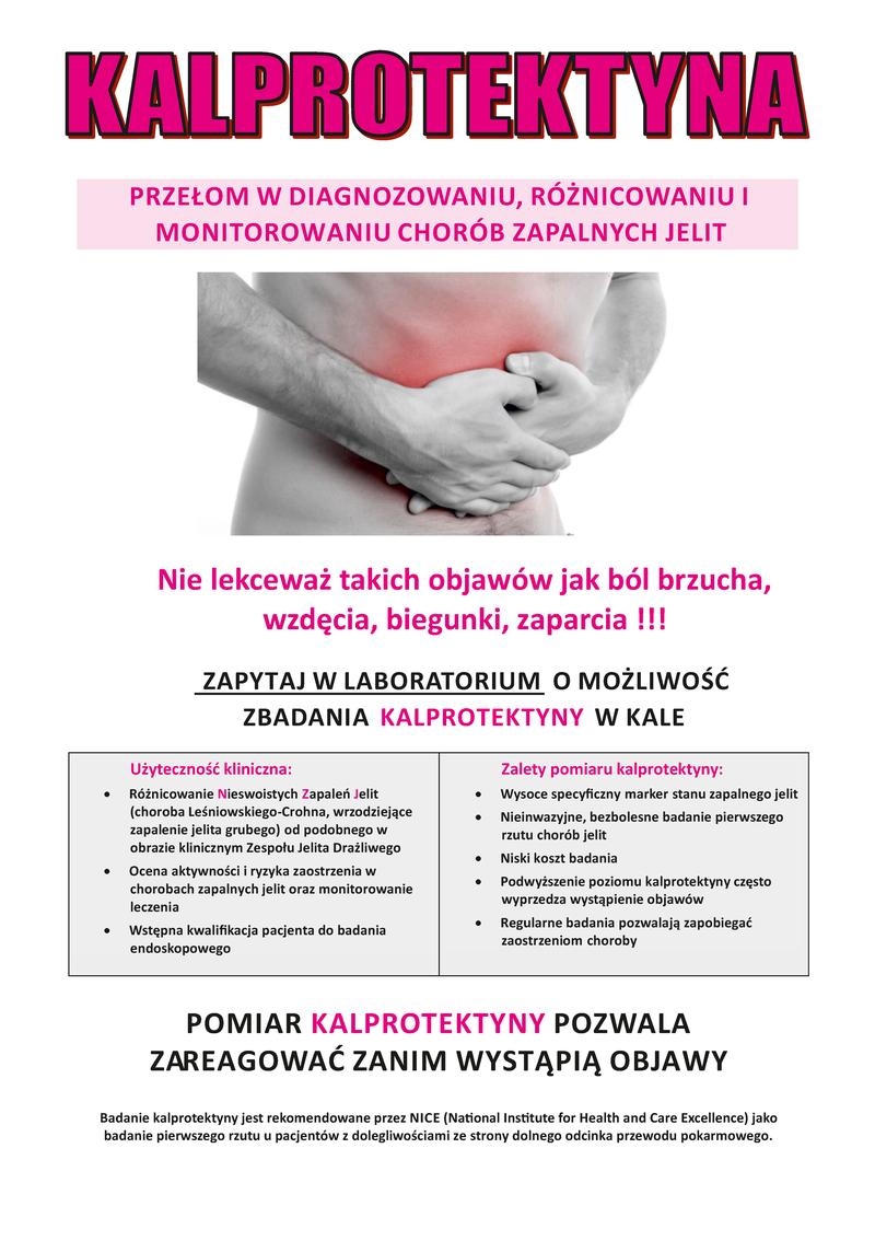 Koszty diagnozy kalprotektyna