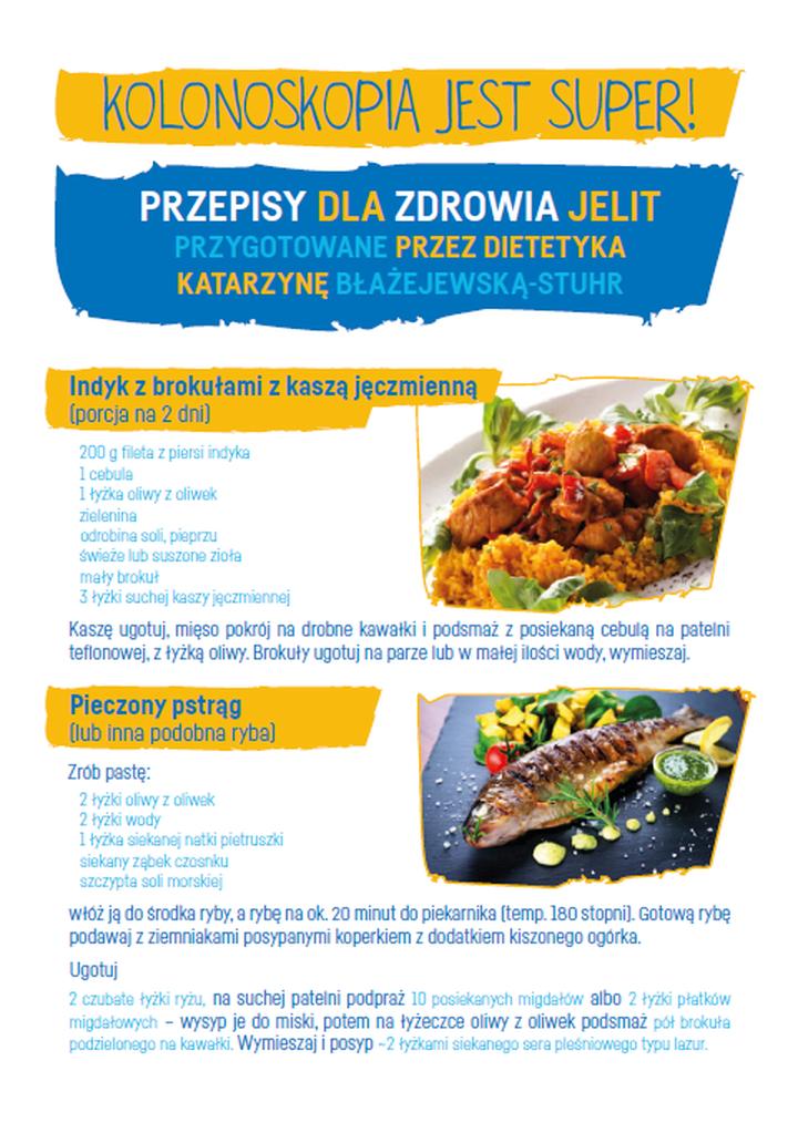 Co jeść przed kolonoskopią