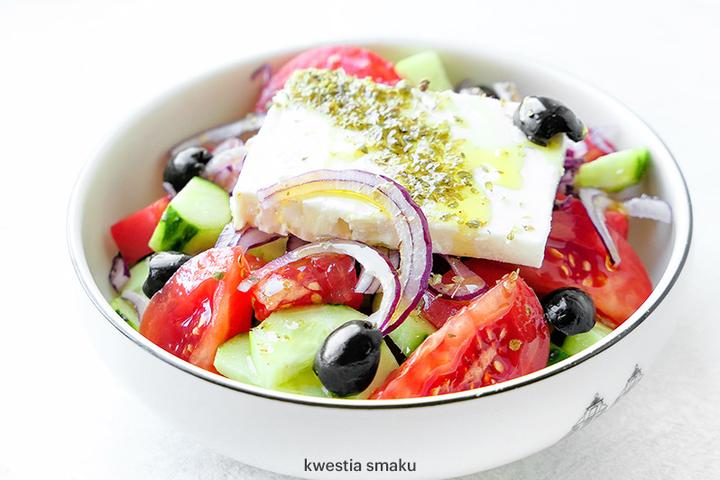 Fit sałatka grecka