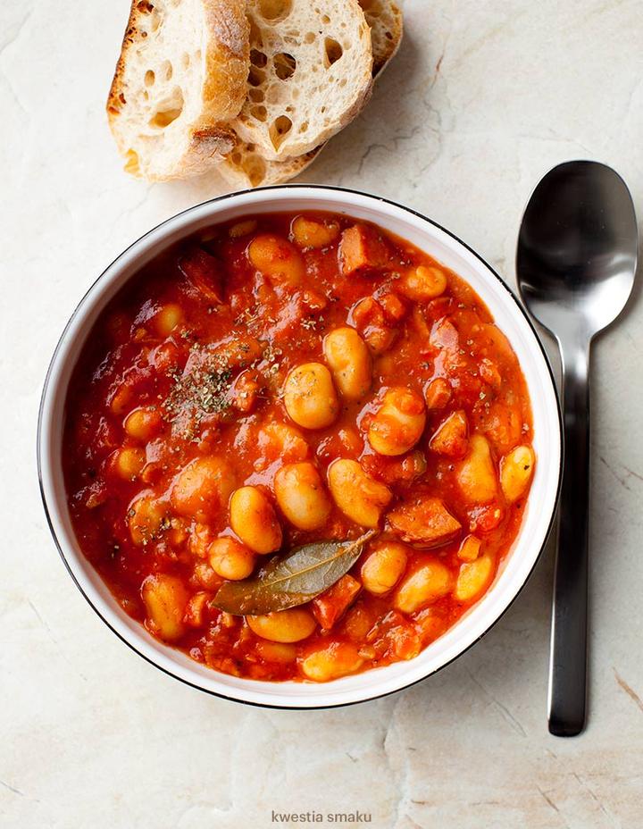 Przepis wegetariański z fasolą