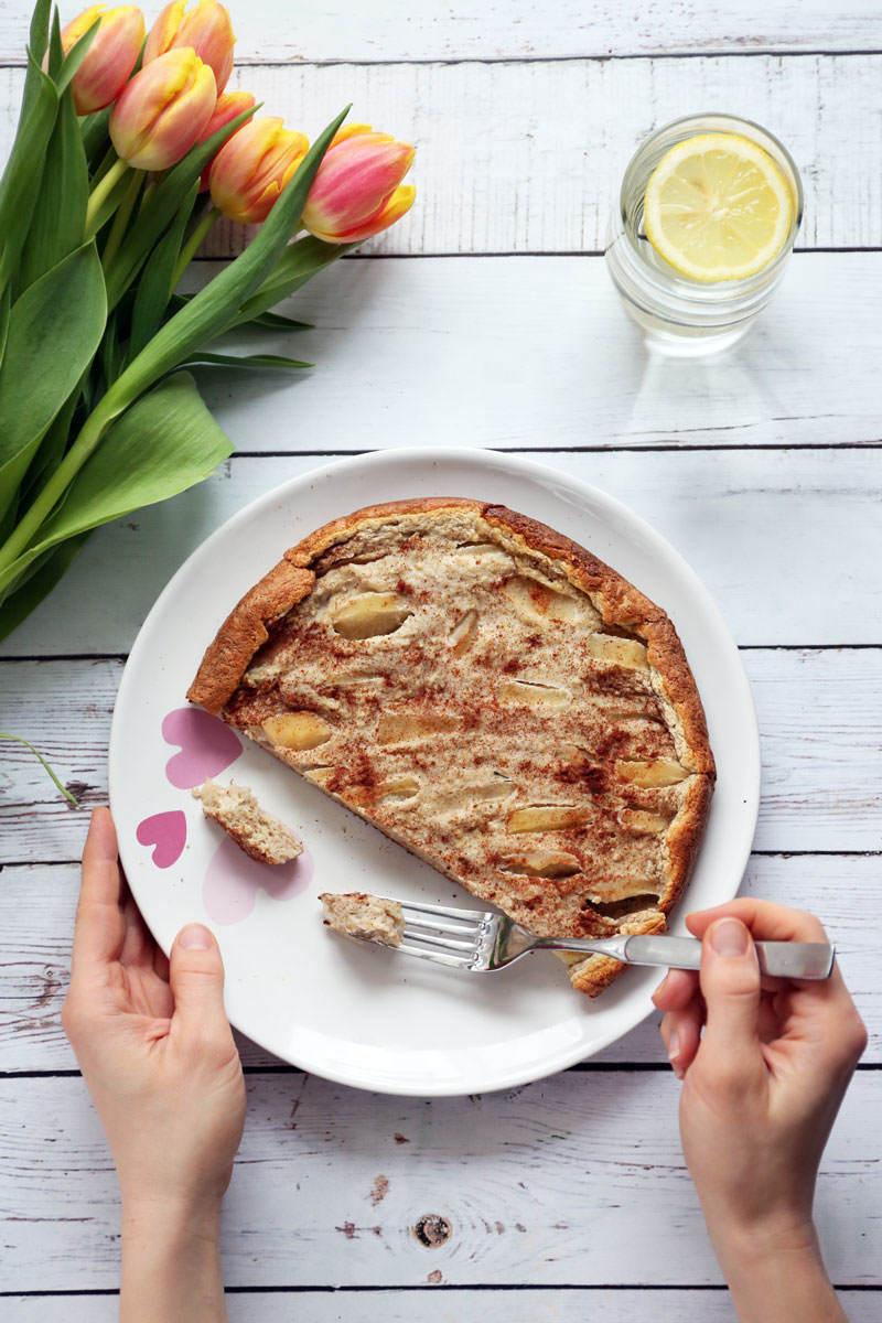 Placek owsiany z patelni